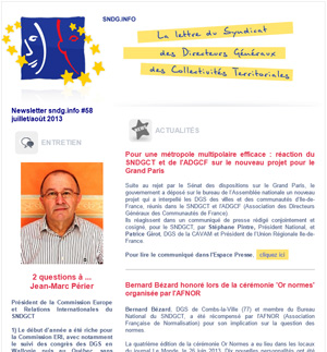 newsletter SNDG